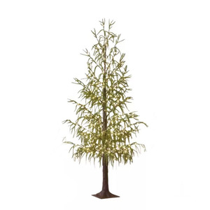 Pine And Cypress Branch Christmas Decoration Led Indoor <b>Lights</b> Warm White 220V Plug In <b>Tree</b> Ambient Lighting - Product Image 4