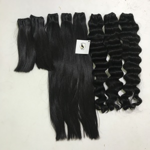 Extensiones de cabello humano virgen con cutícula, mechones de pelo virgen de 8-32 pulgadas, calidad superior, venta al por mayor - Product Image 1