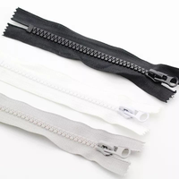 Fermeture éclair durable personnalisée à double tête, à glissière libre et à verrouillage automatique pour la couture de vêtements
