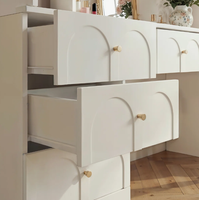 Coiffeuse polyvalente avec un grand espace de rangement, ensemble de table de maquillage pour chambre à coucher