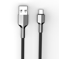 Câble Usb d'usine type-c 1M/2M Nylon tressé V8 câble Micro Usb type-c chargeur de câble de données de charge rapide pour téléphone Android