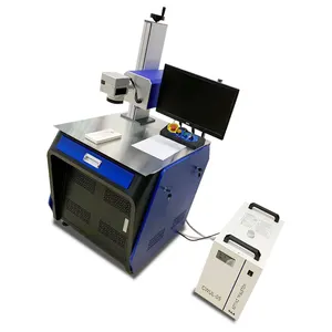 3W 5W 10W Jpt Uv 355nm Fiber Laser Graveermachine Voor Glas Tumbler Geheugenkaart Laser-markering machine