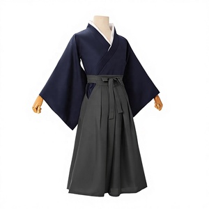 <span class=keywords><strong>Kimono</strong></span> Rojo de Kendo para Hombre, Disfraz de Cosplay Estilo Samurái, Traje de Poliéster para Adultos, Venta al por Mayor para Comic <span class=keywords><strong>Con</strong></span> y Halloween - Product Image 4