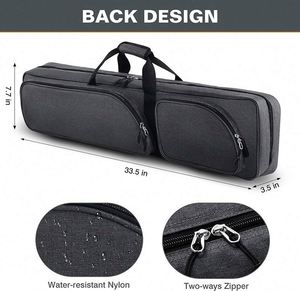 Étui de queue de billard imperméable BSCI Factory avec rembourrage imperméable et bandoulière réglable - Product Image 3
