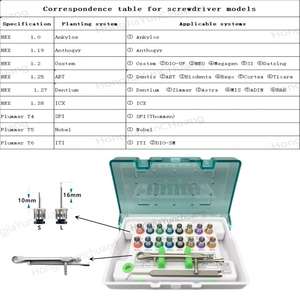 Tandheelkundige chirurgische instrumenten implantaatprothese set universele handmatige momentsleutel CE-gecertificeerd klasse II 1 jaar garantie - Product Image 5