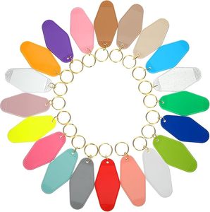 Vintage retro motel phòng khách sạn Keychain retro phong cách Anime Key với acrylic và vật liệu sắt UV/bù đắp/in lụa màn hình - Product Image 3