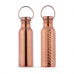 100% Copper Classic Eco-Friendly Large Capacity Shiny Polished <b>Disposable</b> Water Bottle Straw <b>Drinkware</b> Accessories Customized - Product Image 4