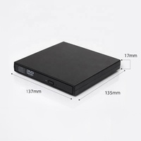 Lecteur DVD/CD COMBO optique haute vitesse Portable USB 2.0 Compatible pour PC de bureau ordinateur portable brûleur optique externe pour haute vitesse