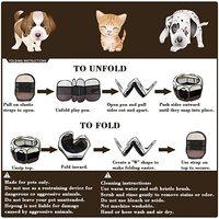 Parc pour animaux pliable, clôture souple pour petits chiens, cage gonflable, grande clôture en bois pour animaux, chat, volières d'extérieur, pliable