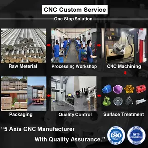 CNC-máquina de precisión personalizada, aluminio, 4 aixs, servicio Oem