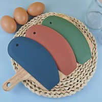 Grattoir à nourriture en silicone facile à nettoyer, grattoir à bol pour le pain, la pâte à pain, la pâte à pain au levain, les outils de pâtisserie