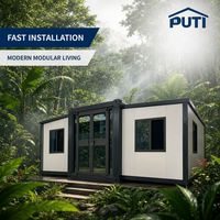 Maison Conteneur Modulaire Préfabriquée de Luxe 40 pieds pour Hôtels, Complexes Hôteliers et Villas - Panneaux Sandwich en Acier Écologiques Pliables et Extensibles