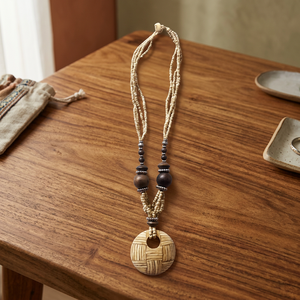 Collar de Botones de Concha con Cuentas para Mujer y Hombre - Regalo para Compromiso, Boda o Fiesta - Product Image 2