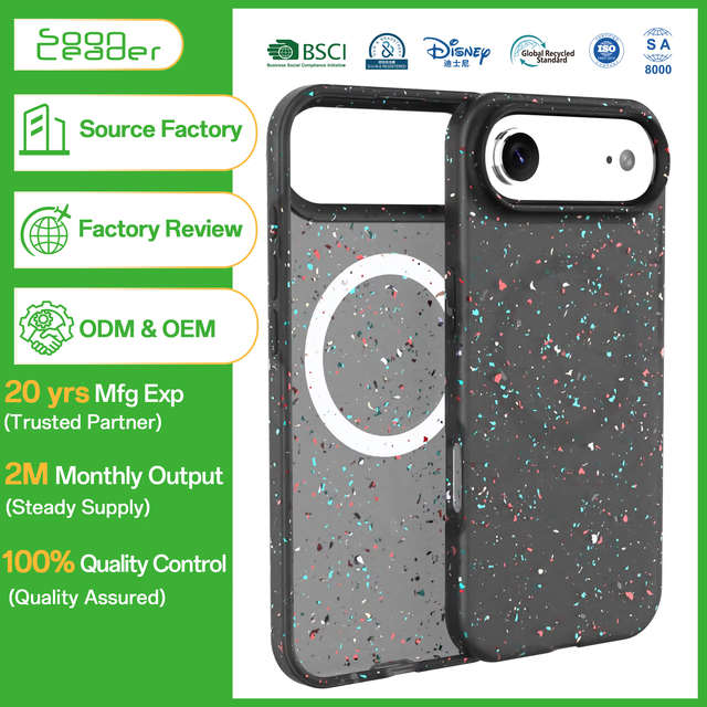 GRS Recyclable Luxury Design Liquid Silicone Phone Case Protects for iPhone 17 Air Pro Max 1615 Secure Earth-Friendly Protection