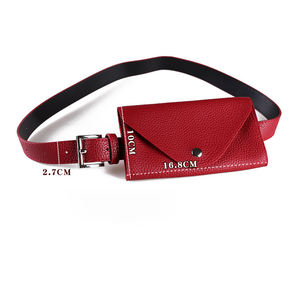 Litchi motif téléphone portable Fanny pack <span class=keywords><strong>ceinture</strong></span> <span class=keywords><strong>guide</strong></span> d'achat petit sac à main décoré dames <span class=keywords><strong>ceinture</strong></span> mode - Product Image 2