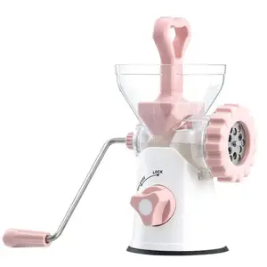 Zogifts High Quality Multi Functional Manual Mincer Grinders Enemator For Sale Food Processor With Meat Grinder