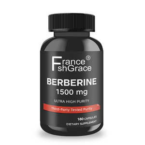 Fabricante de Suplementos Nutracéuticos de Berberina, Suplemento de Berberina HCl de 1500 mg, Salud del Corazón, 180 Cápsulas Vegetarianas de Berberina - Product Image 1
