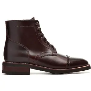Goodyear – bottes de capitaine en cuir véritable pour hommes, soudées, à lacets, fabriquées en chine, personnalisées, de haute qualité, à 8 yeux