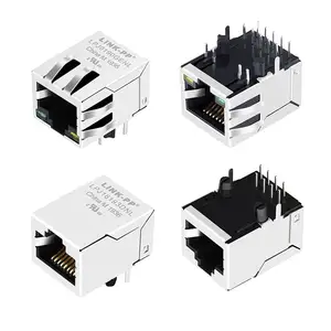 LPJG0926HENL Tab Down 1000 Base-T 1 Port 10 p8c PoE RJ45-Buchse Ethernet-Anschluss RJ45 mit Magnetik