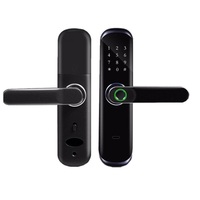 Goedkope Prijs Smart Deurslot Wifi Tuya Ttlock App Afstandsbediening Vingerafdruk Digitaal Toetsenbord Nfc Code Smart Lock Voor Hotel