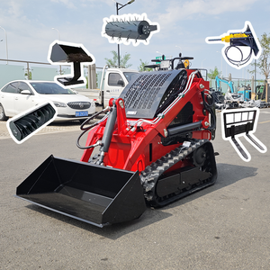 Miễn phí vận chuyển máy mini theo dõi Skid chỉ đạo Bộ nạp 200kg 300kg 600kg DIESEL Crawler Mini skidsteer Bộ nạp để bán - Product Image 4