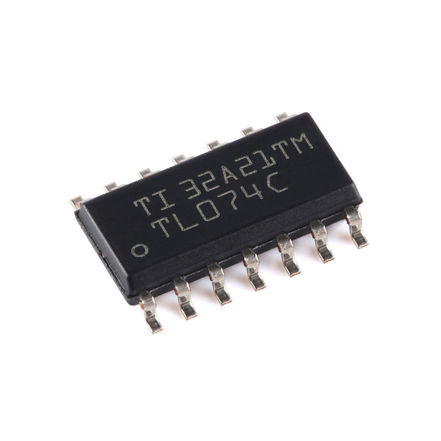 TL074CDR, SOP-14 Single-channel Operational Amplifier IC Chip.