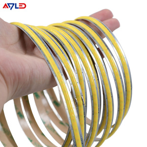 New design COB CCT LED Strip Lights Cut any length 2700K+6500K Super Bright 24V Flexible 576Leds Dual White cob led strips - Product Image 3