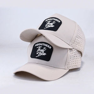 หมวกเบสบอล5แผงแบบสั่งทำสำหรับทุกเพศสี่ฤดูกอล์ฟ gorras กระดุมเจาะรูแบบเลเซอร์ injae - Product Image 3