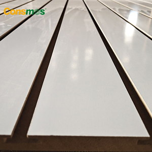 Fabbricato in fabbrica 15/18mm 8 * 4ft a doghe con inserti in lega di alluminio con scanalature ignifughe in melamina impermeabile <span class=keywords><strong>Mdf</strong></span> - Product Image 6