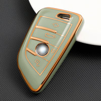 3/4 boutons coque de couverture de clé de voiture en TPU Fob pour BMW X1 X2 X3 X4 X5 X6 M5 F15 F16 F48 G30 G38 525 540 740 série 1 2 3 5 accessoires