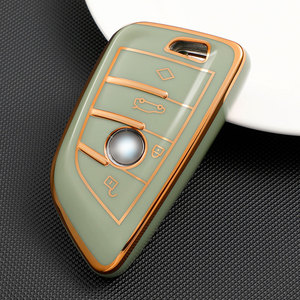 3/4 boutons coque de couverture de clé de voiture en TPU Fob pour <span class=keywords><strong>BMW</strong></span> X1 <span class=keywords><strong>X2</strong></span> X3 X4 X5 X6 M5 F15 F16 F48 G30 G38 525 540 740 série 1 2 3 5 accessoires - Product Image 6