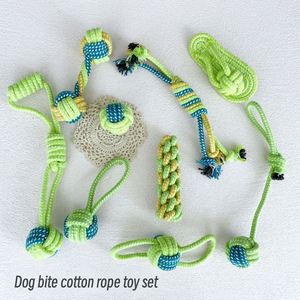 Fast Delivery Wholesale Dog Bite <b>Rope</b> Toy Pet Molar Bite Toy Green Customizable Other Color - Product Image 2