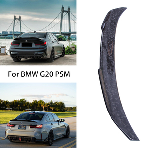 สปอยเลอร์หลังคาร์บอนไฟเบอร์ทรง PSM สำหรับรถยนต์ซีรีส์ 3 รุ่น G20 G28 และ M3 G80 ปี 2018-2025 - Product Image 1