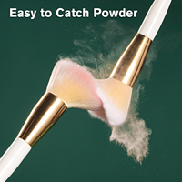Fabricant d'usine Ensemble de pinceaux de maquillage 10 pièces Fond de teint professionnel Ombre à paupières Blush Lèvres Kit cosmétique complet avec support