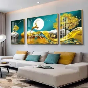 Scenario naturale personalizzato decorazione moderna di nozze pittura <span class=keywords><strong>camera</strong></span> <span class=keywords><strong>da</strong></span> <span class=keywords><strong>letto</strong></span> incorniciata arti murali tela pittura stampata con la stampa del telaio - Product Image 1