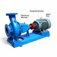 Pompe à eau centrifuge horizontale à aspiration axiale monophasée robuste pour la lutte contre les incendies, à réponse rapide et forte pression