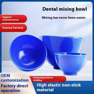 Bol mélangeur manuel en silicone pour dentisterie, gobelet de mélange en plastique pour matériau d'empreinte et plâtre, outil dentaire - Product Image 5