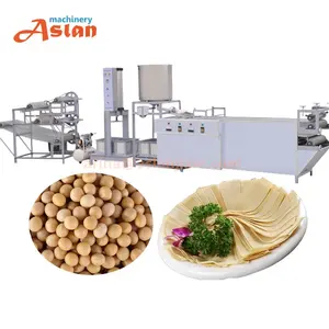 High efficiency soy bean sheet production line 50kg tofu skin making processing machine