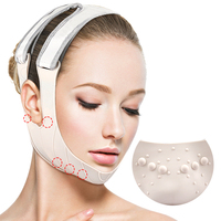 Bandeau de lifting facial en silicone, ajustable pour sculpter la mâchoire en V, réducteur de double menton, enveloppement amincissant pour femmes et hommes