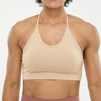 Soutien-gorge de sport léger et écologique pour femme, dos nageur, respirant, anti-transpiration, extensible dans quatre directions, avec coussinets amovibles pour le yoga