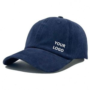 Gorra de Béisbol Unisex Extra Grande, Desgastada, con Logotipo Personalizado, de Algodón Teñido, Sin Estructura, para Regalo Promocional - Product Image 1