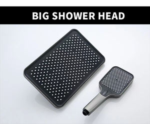 Juego <span class=keywords><strong>de</strong></span> ducha <span class=keywords><strong>de</strong></span> piano <span class=keywords><strong>de</strong></span> baño con patrón <span class=keywords><strong>de</strong></span> chorro y pausa multifuncional, grifo mezclador <span class=keywords><strong>de</strong></span> <span class=keywords><strong>agua</strong></span> fría caliente para apartamento, Villa, ducha <span class=keywords><strong>de</strong></span> <span class=keywords><strong>lluvia</strong></span> - Product Image 6