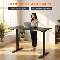 Bureau de jeu et d'apprentissage AOR pour café Internet et domicile, silencieux, réglable en hauteur, pour Esports, position assise ou debout, en matériau E0, vente en gros usine