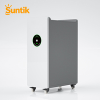 Batterie lithium 200Ah 15kW empilable pour stockage d'énergie domestique hybride, utilisée dans les systèmes solaires, technologie LiFePO4 51.2V