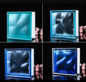 Decoration 190*190*80mm Decorative Cloudy Crystal Side in Colored <strong>Glass</strong> <strong>Block</strong> <strong>Glass</strong> Brick for <strong>Partition</strong> Wall - Product Image 5