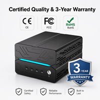 Mini PC para Juegos R7 9800X3D RTX 5060 Ti 16GB DDR5 32GB Dual M.2 PCIe 4.0 2TB Dual 2.5G LAN AMD Mini PC para Win 10/11/Linux 3 Años de Garantía