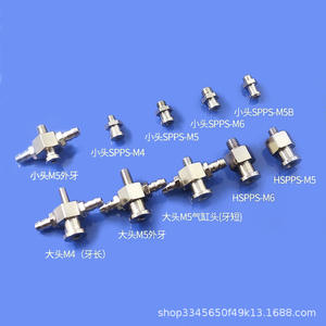 Conector Neumático Metálico M5 para Brazo Robótico, Cabezal de Conversión para Boquilla de Succión al Vacío - Product Image 3