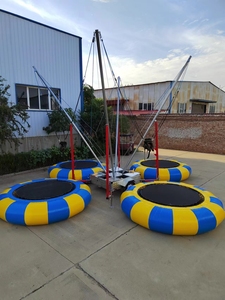 <span class=keywords><strong>Trampoline</strong></span> gonflable commercial Yibei pour quatre personnes, intérieur/extérieur, avec remorque et commande électrique - Product Image 3