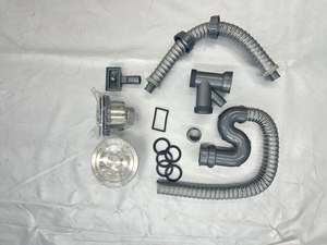 Accessori lavello <span class=keywords><strong>doppio</strong></span> ciotola scolapiatti <span class=keywords><strong>sifone</strong></span> cucina filtro moderno 113mm tubo lucidato tazza filtro <span class=keywords><strong>sifone</strong></span> De Sol - Product Image 6