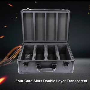 กล่องเก็บการ์ดสะสมอะลูมิเนียมแบบกำหนดเองได้ พร้อมรหัสล็อค ขนาด 12 ลิตร สำหรับการ์ดเบสบอล BGS SGC GMA - Product Image 6